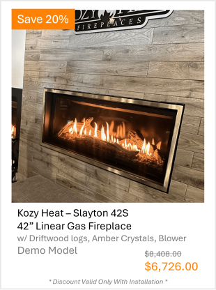 Kozy Heat Slayton 42S Demo Clearance Sale